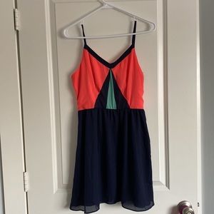 Maude Pink Blue Teal Dress